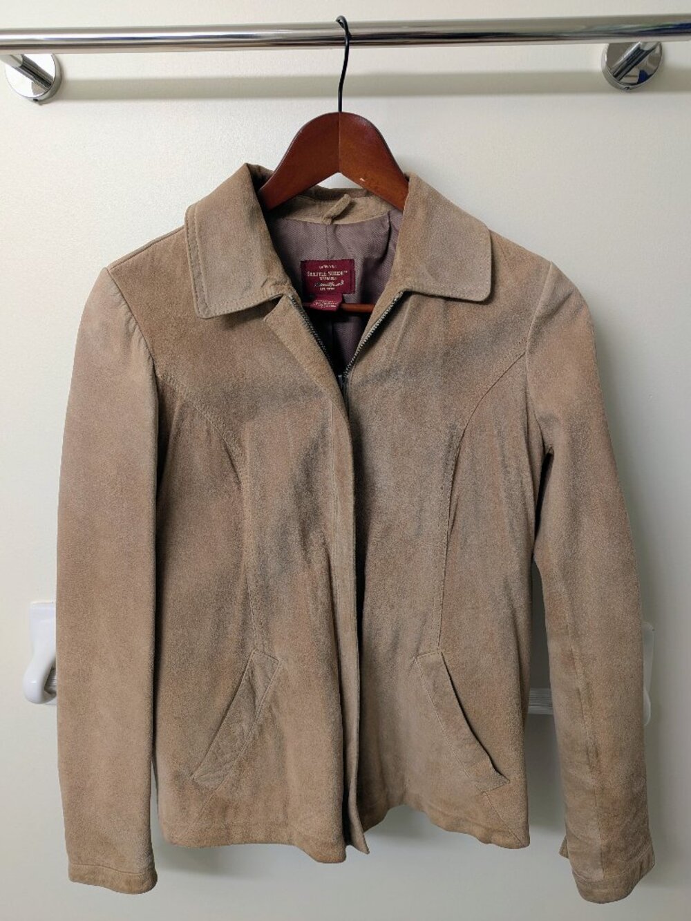 Women's Vintage suede leather jacket